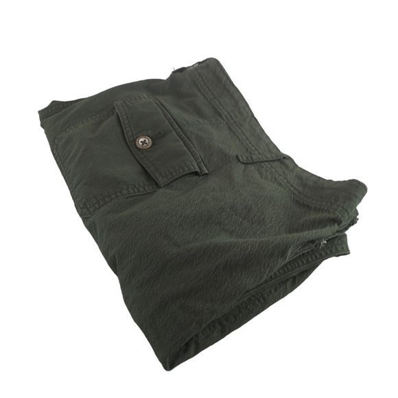 Torrid First At Fit Womens 26 Green Crop Skinny‎ Stretch Twill Mid Rise Pants - Picture 1 of 6